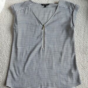 Striped zipper shirt from Express